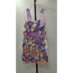 Lulu's Purple Floral Dress